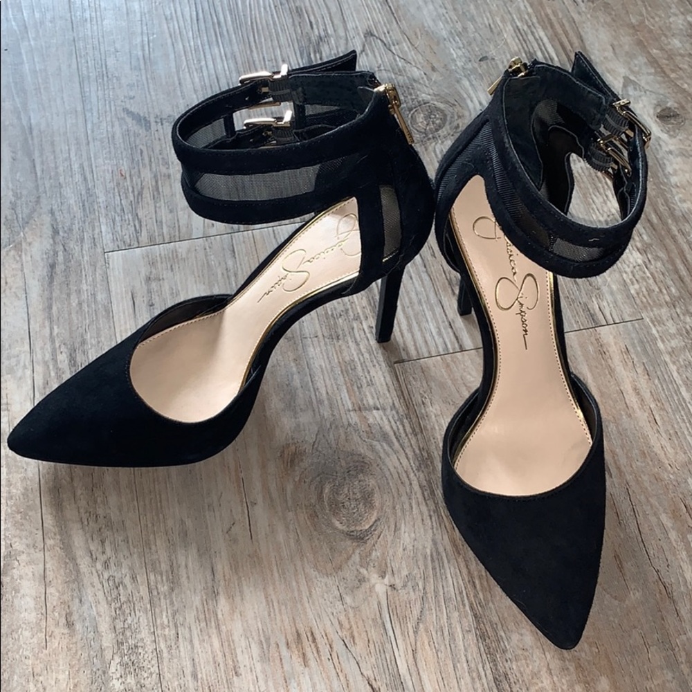 Jessica Simpson Black Preya Pumps